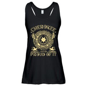 Cherokee Native American And Proud Of It Ladies Essential Flowy Tank