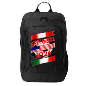 Cool North America Canada Mexico Soccer Cup 2026 City Backpack