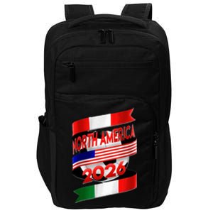 Cool North America Canada Mexico Soccer Cup 2026 Impact Tech Backpack