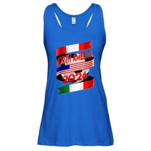 Cool North America Canada Mexico Soccer Cup 2026 Ladies Essential Flowy Tank