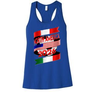 Cool North America Canada Mexico Soccer Cup 2026 Women's Racerback Tank