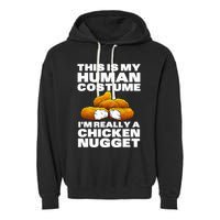 Chicken Nugget Art For Chicken Nugget Costume Garment-Dyed Fleece Hoodie