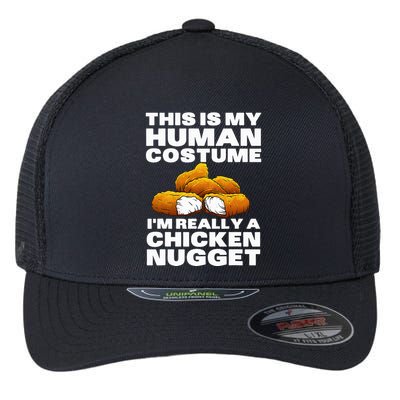 Chicken Nugget Art For Chicken Nugget Costume Flexfit Unipanel Trucker Cap