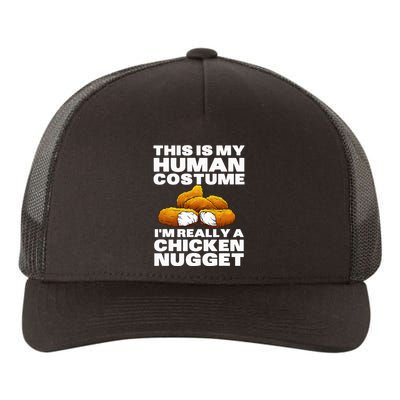 Chicken Nugget Art For Chicken Nugget Costume Yupoong Adult 5-Panel Trucker Hat