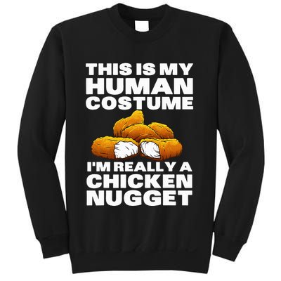 Chicken Nugget Art For Chicken Nugget Costume Sweatshirt