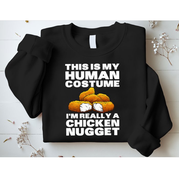 Chicken Nugget Art For Chicken Nugget Costume Sweatshirt
