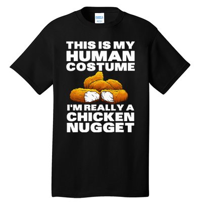 Chicken Nugget Art For Chicken Nugget Costume Tall T-Shirt