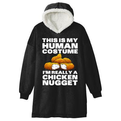 Chicken Nugget Art For Chicken Nugget Costume Hooded Wearable Blanket