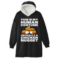 Chicken Nugget Art For Chicken Nugget Costume Hooded Wearable Blanket