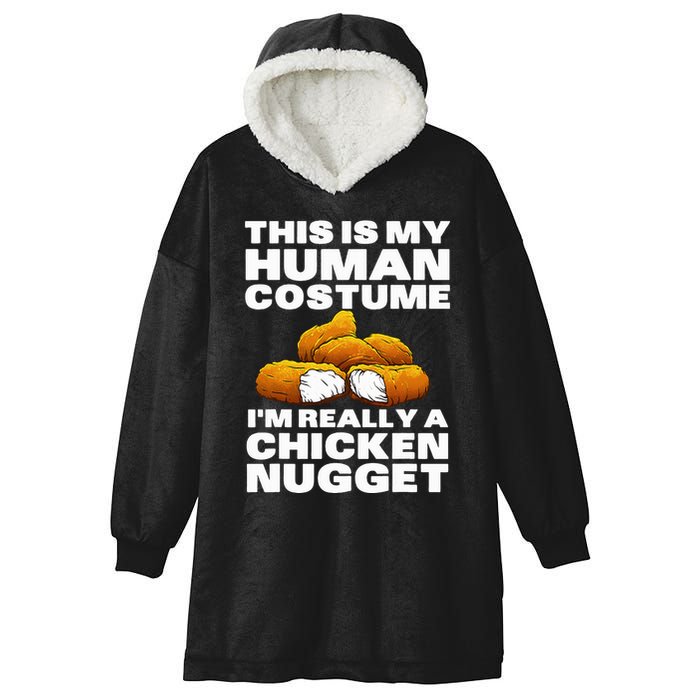 Chicken Nugget Art For Chicken Nugget Costume Hooded Wearable Blanket