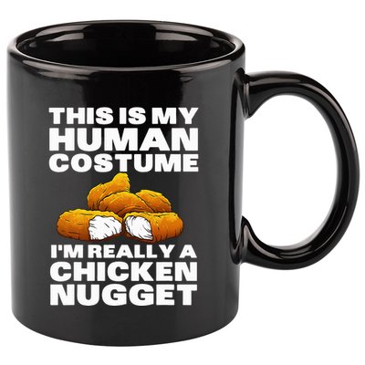 Chicken Nugget Art For Chicken Nugget Costume 11oz C Handle Ceramic Mug