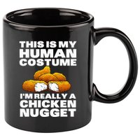Chicken Nugget Art For Chicken Nugget Costume 11oz C Handle Ceramic Mug