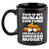 Chicken Nugget Art For Chicken Nugget Costume 11oz C Handle Ceramic Mug