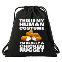 Chicken Nugget Art For Chicken Nugget Costume Drawstring Bag