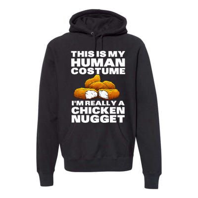 Chicken Nugget Art For Chicken Nugget Costume Premium Hoodie