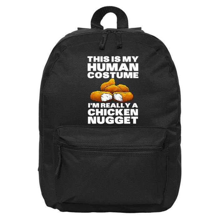 Chicken Nugget Art For Chicken Nugget Costume 16 in Basic Backpack