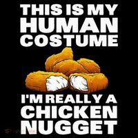 Chicken Nugget Art For Chicken Nugget Costume Poster