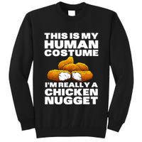 Chicken Nugget Art For Chicken Nugget Costume Tall Sweatshirt