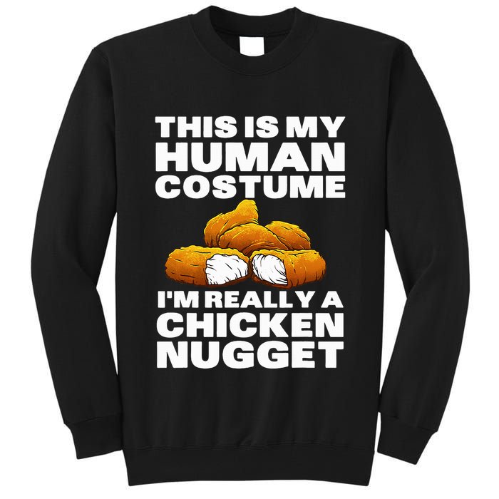 Chicken Nugget Art For Chicken Nugget Costume Tall Sweatshirt