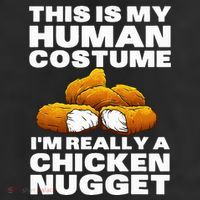 Chicken Nugget Art For Chicken Nugget Costume 25L Jumbo Tote