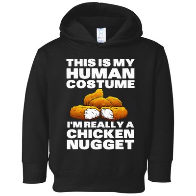 Chicken Nugget Art For Chicken Nugget Costume Toddler Hoodie