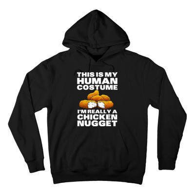 Chicken Nugget Art For Chicken Nugget Costume Tall Hoodie