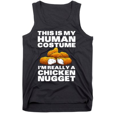 Chicken Nugget Art For Chicken Nugget Costume Tank Top