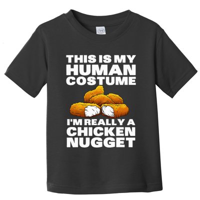 Chicken Nugget Art For Chicken Nugget Costume Toddler T-Shirt