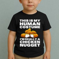 Chicken Nugget Art For Chicken Nugget Costume Toddler T-Shirt