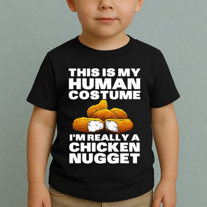 Chicken Nugget Art For Chicken Nugget Costume Toddler T-Shirt