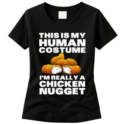 Chicken Nugget Art For Chicken Nugget Costume Womens T-Shirt