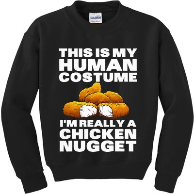 Chicken Nugget Art For Chicken Nugget Costume Kids Sweatshirt