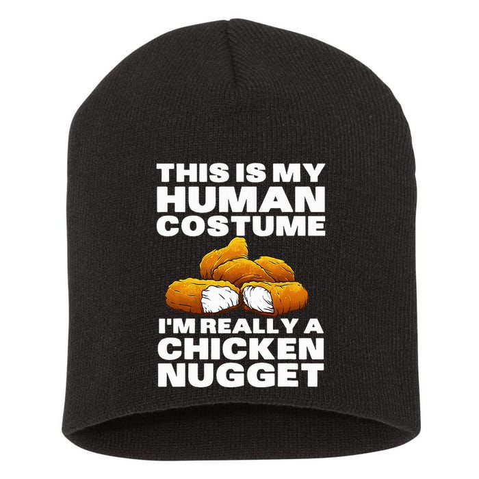 Chicken Nugget Art For Chicken Nugget Costume Short Acrylic Beanie