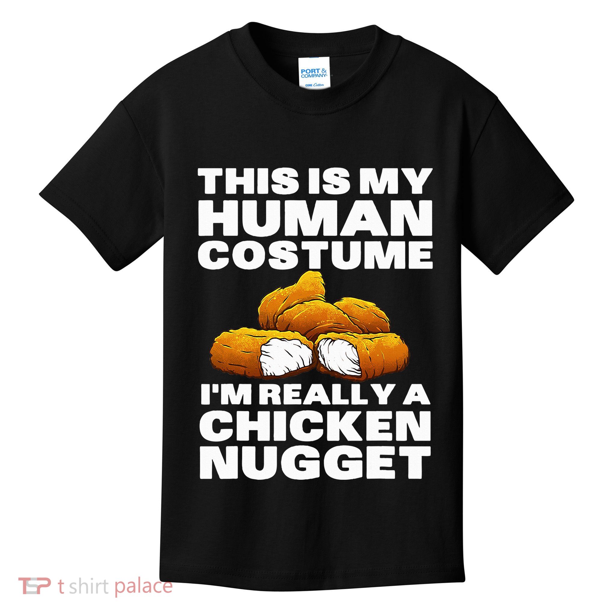 Chicken Nugget Art For Chicken Nugget Costume Kids T-Shirt
