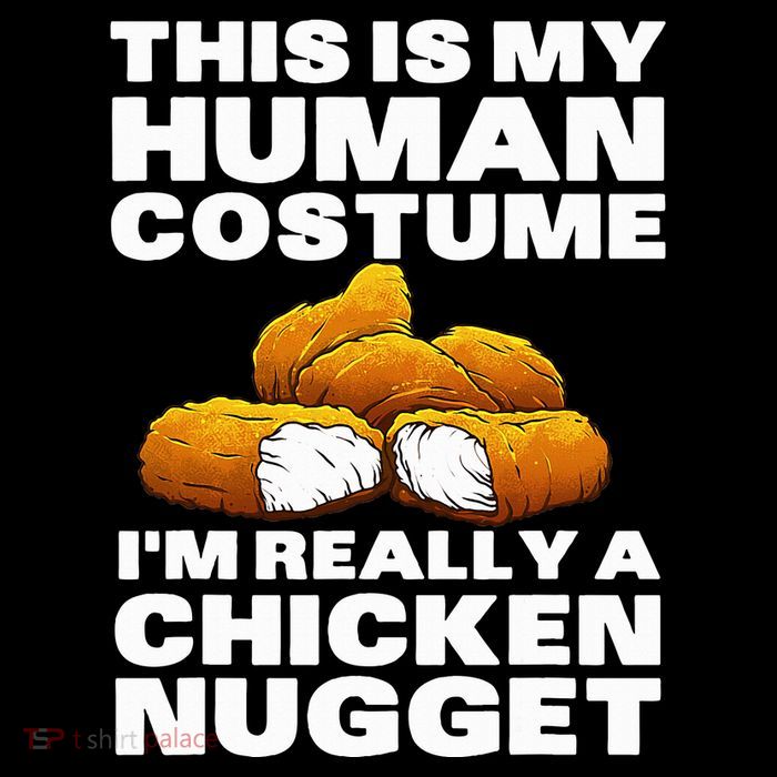Chicken Nugget Art For Chicken Nugget Costume Zip Tote Bag