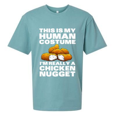 Chicken Nugget Art For Chicken Nugget Costume Sueded Cloud Jersey T-Shirt