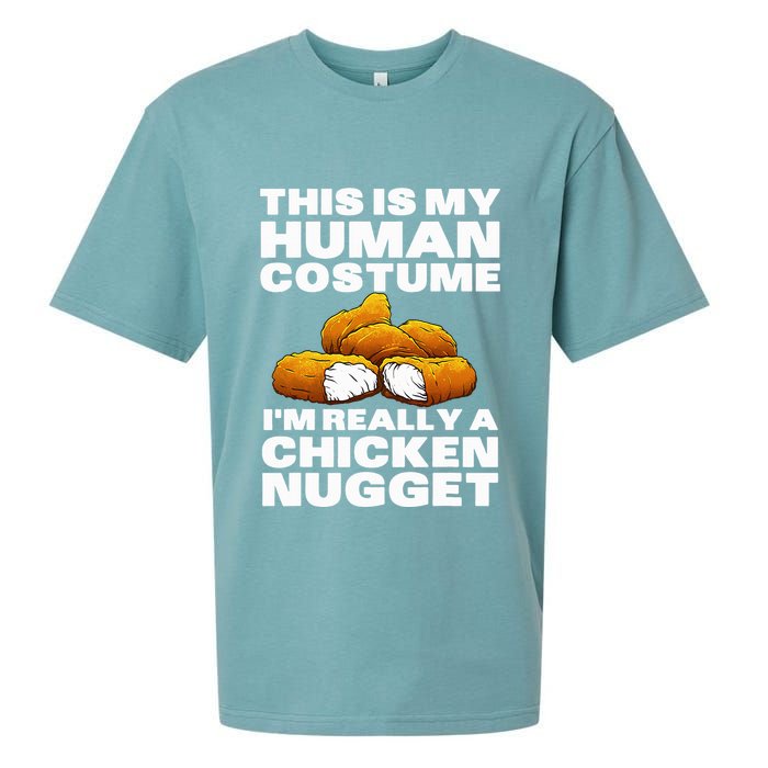 Chicken Nugget Art For Chicken Nugget Costume Sueded Cloud Jersey T-Shirt