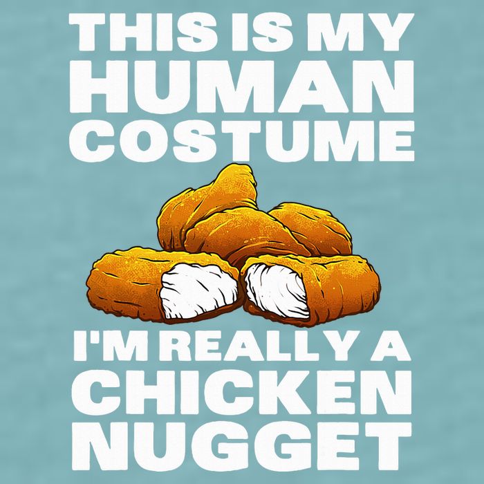 Chicken Nugget Art For Chicken Nugget Costume Sueded Cloud Jersey T-Shirt