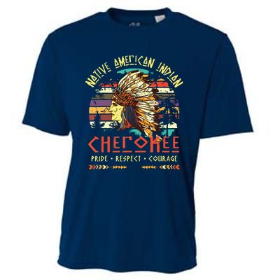 Cherokee Native American Indian Pride Indigenous Tribe Cooling Performance Crew T-Shirt