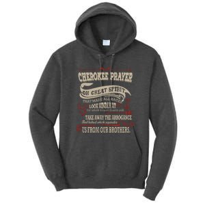 Cherokee Native American Prayer Tall Hoodie