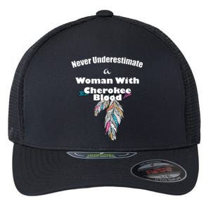 Cherokee Native American Flexfit Unipanel Trucker Cap