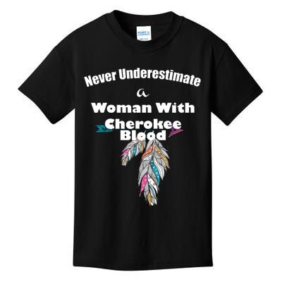 Cherokee Native American Kids T-Shirt