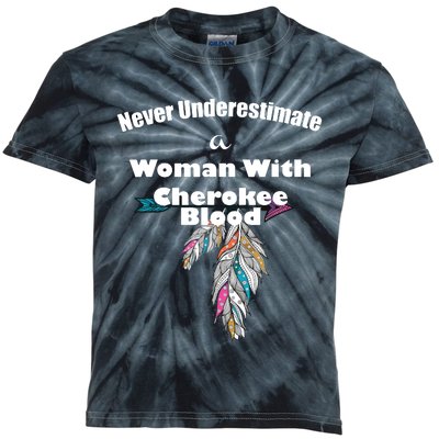 Cherokee Native American Kids Tie-Dye T-Shirt