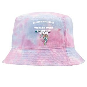 Cherokee Native American Tie-Dyed Bucket Hat