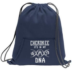 Cherokee Native American Its Is In My DNA Sweatshirt Cinch Pack Bag