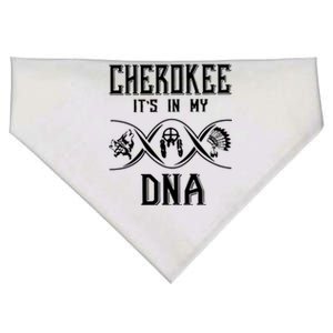 Cherokee Native American Its Is In My DNA USA-Made Doggie Bandana