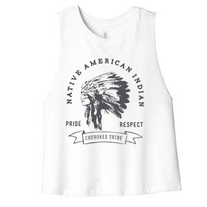 Cherokee Native American Women's Racerback Cropped Tank