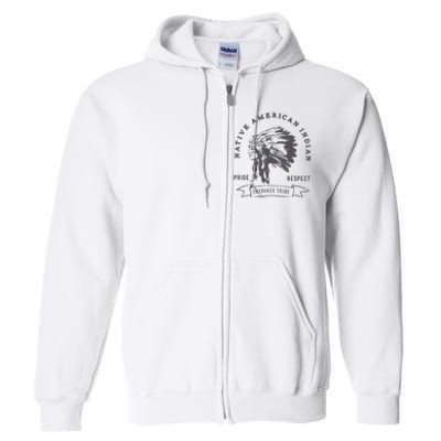 Cherokee Native American Full Zip Hoodie