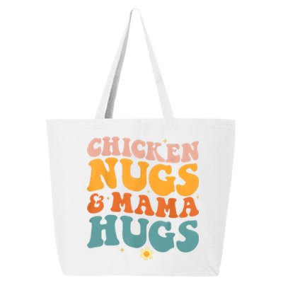 Chicken Nugs And Mama Hugs Nuggets Foodies Lovers 25L Jumbo Tote