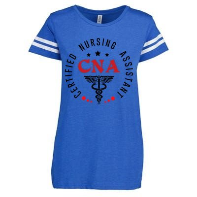 Cna Nurse Assistant Certified Nursing Assistant For Work Enza Ladies Jersey Football T-Shirt